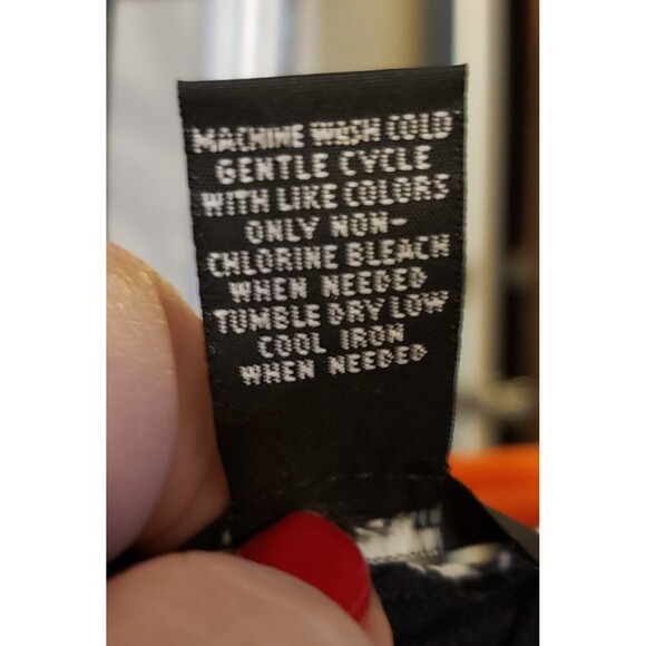 NWT - Alfani - Ruched Patterned Short Sleeved Dress Top - Same 3X - Picture 7 of 8